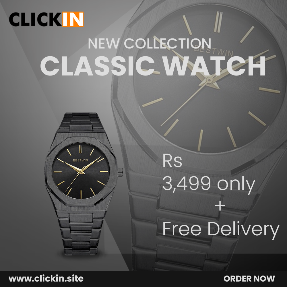 Luxury Black Classic Watch